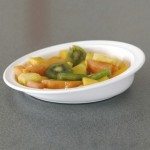 Plato con fondo en pendiente