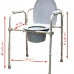 Sillas con wc y reposabrazos